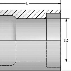 1 Wire Aluminum Ferrule - Skive Required