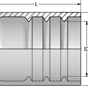 1 and 2 Wire Combination Non-Skive Stainless Steel Type 303 Ferrule