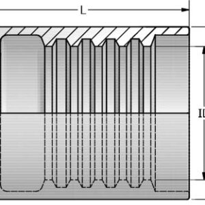1 and 2 Wire Combination Steel Ferrule - Skive Required