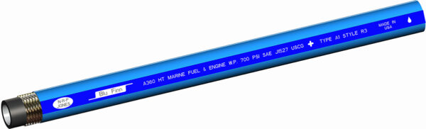 A360 Blu Finn Marine Fuel Hose