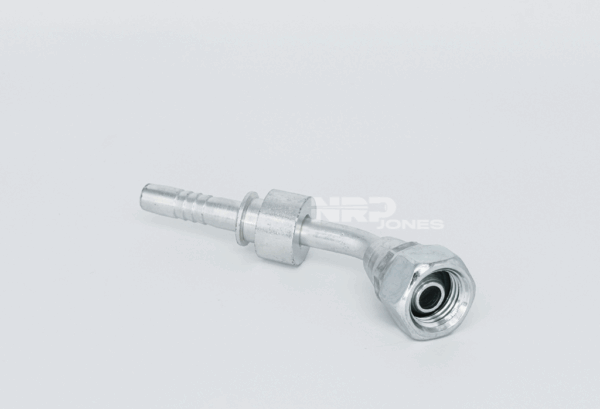 BSPP Swivel Female Stem 30° Cone 45° Bent Tube