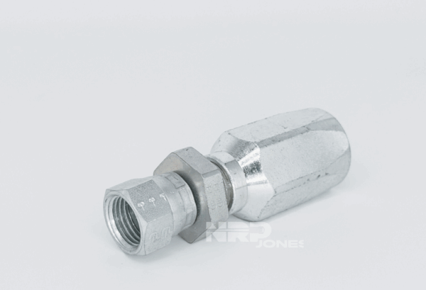 JIC 37° Swivel Female Reusable Skive Type for SAE 100R2A Hose