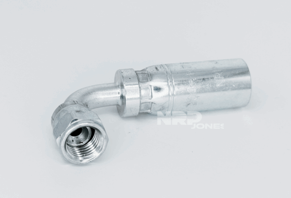 JIC Swivel Female 90º Short Drop Crimp Style