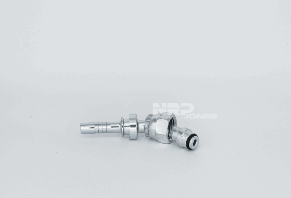 Metric Swivel Female Stem DIN 20078 Light 45° Bent Tube with O-Ring