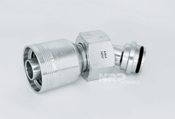 Metric Swivel Female w/ O-Ring and Univ Cone Seat DIN Heavy 45°