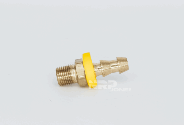 NPTF Solid Male Stem Brass